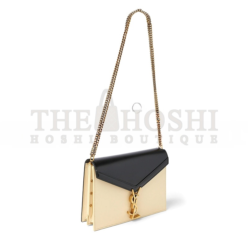 Y51 CASSANDRA MEDIUM CHAIN BAG IN BOX Sa1nt Lau*nt LEATHER 53275016C7W1089 (22*16.5*5.5cm) Master Quality